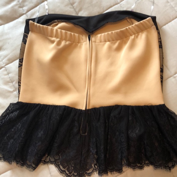 Tan and black love culture crop top EUC sz M - Picture 2 of 3